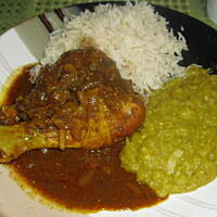 Dal z zielonego groszku