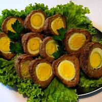 Jajka w mięsie mielonym