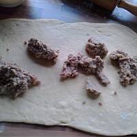 Drozodzowe slimaczki z masa orzechow-migdalowa.