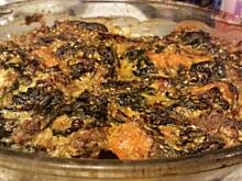 Fot. Ewciaa, Zapiekanka rybna z bakłażanem i sosem szpinakowo-śmietanowym