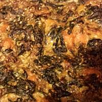 Zapiekanka rybna z bakłażanem i sosem szpinakowo-śmietanowym