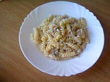 Fot. carolotta, Makaron z szynką i pieczarkami
