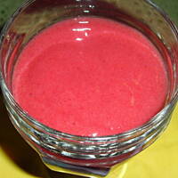 koktajl truskawki + winogrona