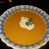 Zupa dyniowa krem z nutką imbiru