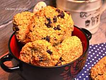 Fot. makusia, Owsiane ciasteczka z żurawiną