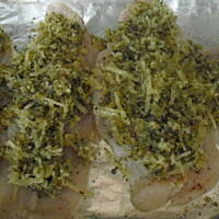 Flądra zapiekana z parmezanem