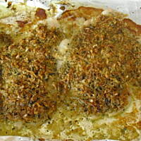 Flądra zapiekana z parmezanem