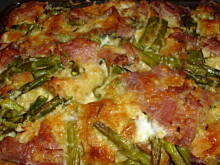 Fot. kamila258, Strata z szynką i szparagami