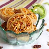 Ślimaczki marchwiowo - orzechowe