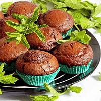Muffiny czekoladowo - miętowe