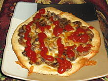 Fot. kamila258, Małe pizze z pieczarkami