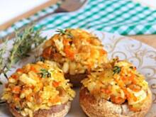 Fot. Mloda, Pieczarki faszerowane ryżem i fetą