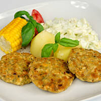 Kotleciki jajeczne z cebulą i oliwkami