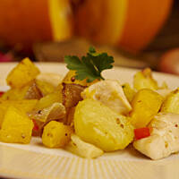 Kostka drobiowo dyniowa