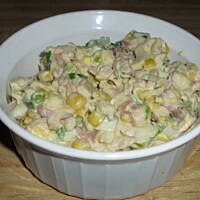 Sałatka z sercami palm