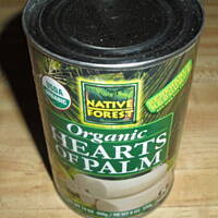 Sałatka z sercami palm