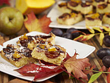 Fot. Wkn, Tani jesienny placek ze śliwkami i dynią