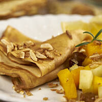 Naleśniki z jabłkiem i dynią - na wypasie