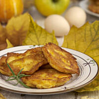 Placuszki dyniowo-jabłkowe