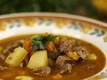 Fot. Wkn, Zupa gulaszowa z dynią