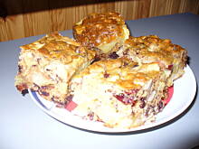 Fot. domi87, Ciasto jabłkowe z orzechami i żurawiną
