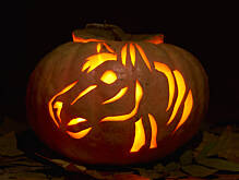 Fot. Wkn, Wycinanie lampionów z dyni - podstawowe zasady