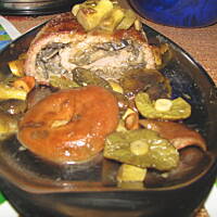 Rolada mięsno-grzybowa