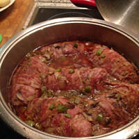 Roladki z mielonego zawijane bekonem