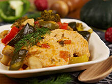 Fot. Wkn, Pierś z kurczaka w jesiennych warzywach