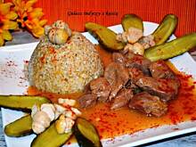 Fot. makusia, Gulasz indyczy z kaszą