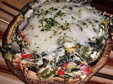 Fot. ekkore, Pieczarki faszerowane serem i szpinakiem