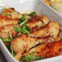 Kurczak lekko pikantny cytrynowo - czosnkowy