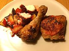 Fot. Konradek, Kurczak pieczony z burakami