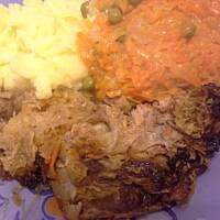 Karczek w kapuście kiszonej.