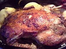 Fot. Dżanina Fonda, Mięso w mięsie czyli kaczka faszerowana mięsem