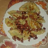 Pierożki ze szpinakiem i serem feta.