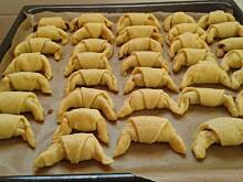 Fot. zancia122, Rogaliki z nadzieniem ;) ! ( ciasto drożdżowe na zimno )