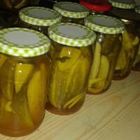 Ogóreczki w zalewie curry ! ;)