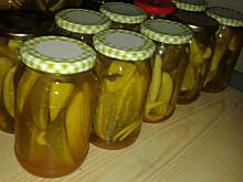 Fot. zancia122, Ogóreczki w zalewie curry ! ;)