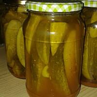 Ogóreczki w zalewie curry ! ;)