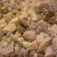 Sałatka jajeczno-pieczarkowa