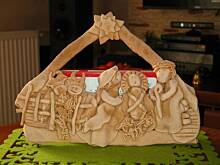 Fot. Weron!ka, szopka bożonarodzeniowa z masy solnej