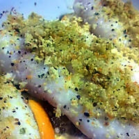 Dorsz w pomarańczach, wykwintny