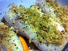 Fot. powsinoga, Dorsz w pomarańczach, wykwintny