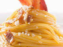 Fot. pegasusag, Spaghetti z sosem carbonara