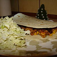 tortilla z mięsem mielonym