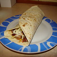 tortilla z mięsem mielonym