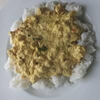 Kurczak Korma z ryżem