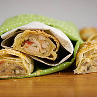 Zawijaski drobiowe w cieście francuskim