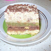 Składanka z serem, jabłkami i masą orzechową